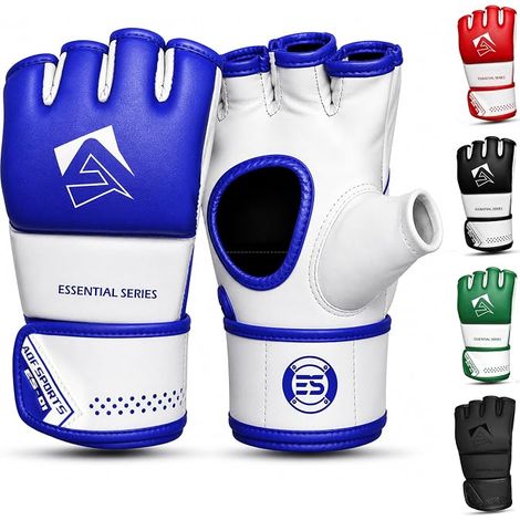 MMA Gloves Open Palm Boxing Gloves for Grappling, Muay Thai, Kickboxing, Punching Bag, Training, Karate, Taekwondo Martial Arts Gloves Men Women (1/5)