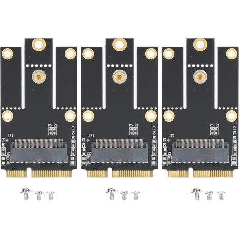 3-teiliger M2/NGFF-zu-Mini-PCI-E-WLAN-Netzwerkadapter, Konverter für Netzwerkkarte (1/5)