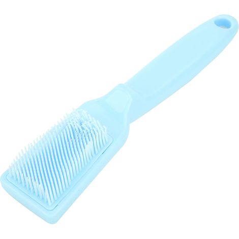 Brosse à Légumes PP Ergonomique Douce Nettoyage Fruits Pommes de Terre Carottes Compacte avec Trou de Suspension Bleu 17,5 cm (1/5)