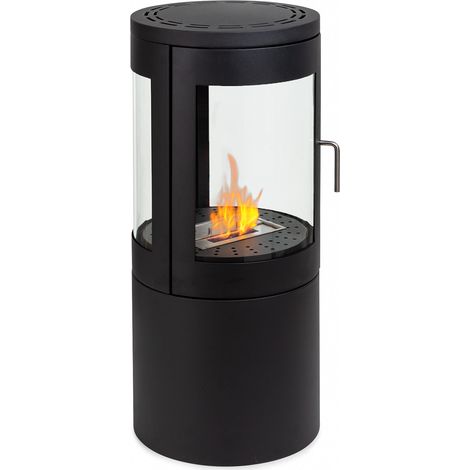 Blumfeldt Fiamme Circulo - Camino a etanolo, bruciatore in acciaio inox, 1,2 litri, durata di combustione di 4-5 h (1/5)