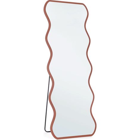 Specchio Thalen irregolare terracotta 60x160 cm