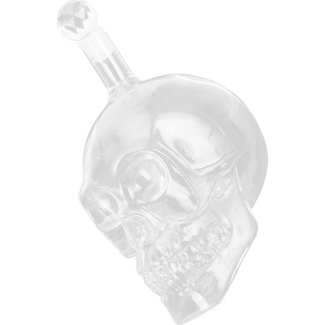 Bouteille de vin rouge innovante en forme de crâne de 550 ml, en verre borosilicate de haute qualité, idéale pour les bars KTV. (1/5)