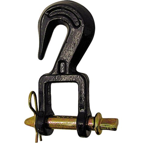 Gancio 90x190x19 mm, portata 4300 kg, per trave di aggancio inferiore sospensione 08448 (1/2)