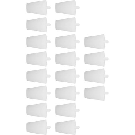 Bouchons en caoutchouc haute température, 20 pièces, silicone souple de protection, bouchons coniques électrolytiques anti-oxydation, obturateurs de blindage et d’étanchéité, revêtement par pulvérisat (1/5)