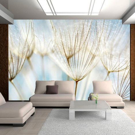 Papier peint fond abstrait graines de pissenlit - 250 x 193 cm (1/4)