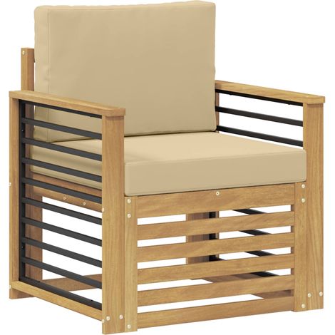Maison Exclusive - Outdoor-Sofagarnitur Polyester Weiß (1/5)