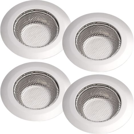 Filtro Scarico Lavello Cucina Argento 4 pezzi 11x6.25x2.2 cm (1/5)