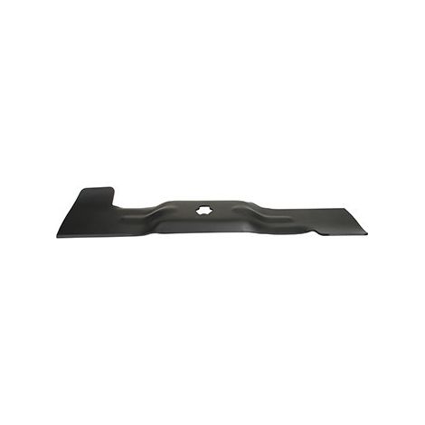 Cuchilla soplante, rotación izquierda, adaptable para cortacésped autopropulsado MTD 36'' 92cm con expulsión trasera. L: 467mm Diámetro interior: estrella de 6 puntos