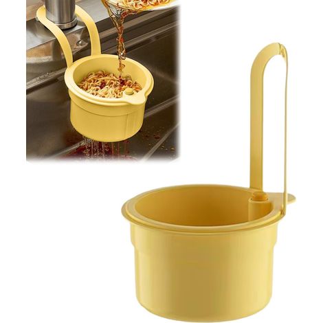 Passoire Évier Suspendue, Panier de Vidange Plastique pour Évier Cuisine, Passoires à Fruits Suspendue, Multifonction Amovible Passoire Bouton Pression, pour Lavage L'Organisateur Cuisine