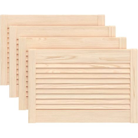 Maison Exclusive - Ante con Design a Lamelle 4 pz 39,5x59,4 cm in Legno di Pino