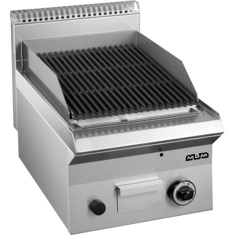 Grill à gaz - 40 cm - Pierre volcanique - De table - GPL465G SMART 650 - Arilex