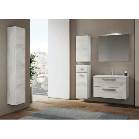 Mobile sospeso ANGELA1Base lavabo 60 cm Varie Combinazioni di ColoriLavabo in Ceramica (1/5)
