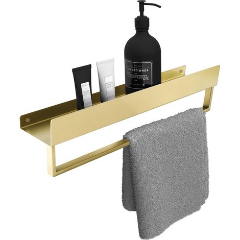 Bathroom Shelf Sf01 45Cm Brushed Gold (1/5)