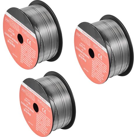Mophorn Filo MIG per saldatura,E71T-GS 0,9 mm 0,9kg,in acciaio dolce senza gas con ridotti schizzi per saldatura ad arco in tutte le posizioni,autoprotetto per utilizzo esterno,confezione da 3 rotoli (1/5)