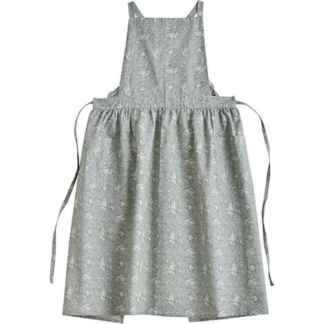 Tablier de cuisine et de jardin ajustable 100 % coton avec poches (1/5)