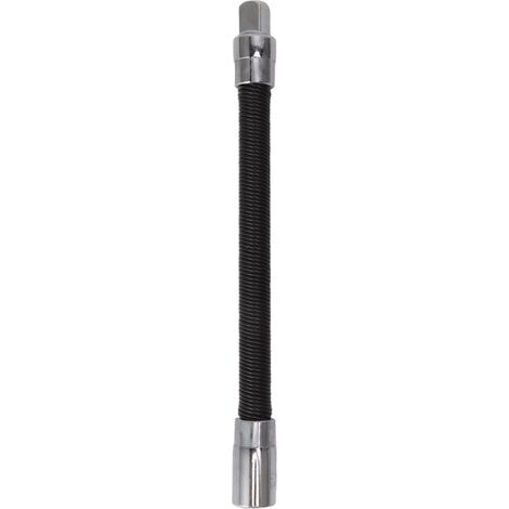 Rallonge de clé flexible universelle et pliable pour atelier, noire, 1/2 pouce