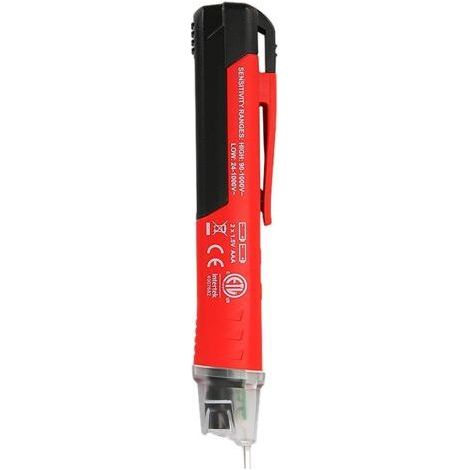 Testeur. Détecteur de tension UT12D avec lampe de poche 24V - 1000V AC (1/4)