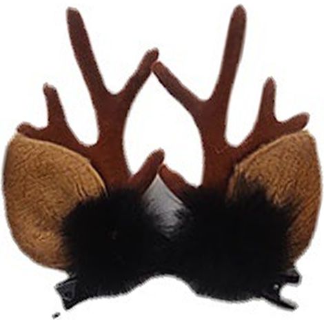 Cinta Para El Cabello Con Cuernos De Reno - Accesorio Festivo Para Navidad - Ideal Para Niños Y Adultos - 1 Unidad (1/5)