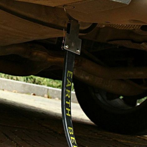 Bande de terre voiture courroie fil masse -1, Antistatique réfléchissante sûre véhicule électrique - Noir Aucuneary (1/5)