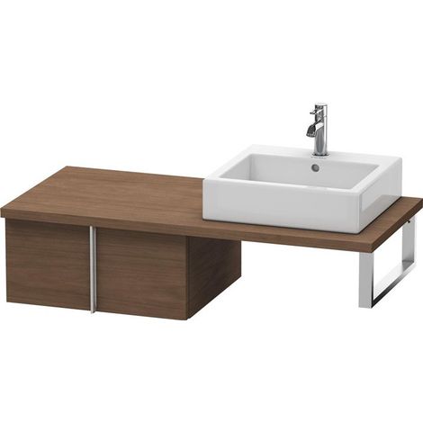 Duravit Vero Mueble para consola, 6559, 1 cajón, 600mm, Color (frente/cuerpo): Chapa de madera auténtica de nogal americano - VE655901313
