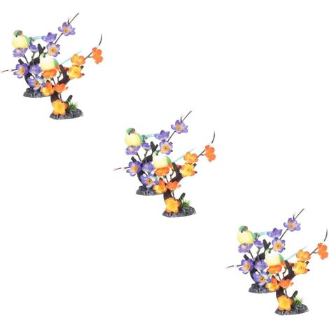 6 pièces Décoration Plante Artificielle Assiettes Fleurs de pour Plateau Sushi Japonaise Restaurant (1/5)