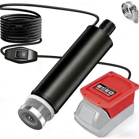 Milwaukee M18 Mini-Akku-Wasserpumpe, 500 GPH tragbare Sumpfpumpe mit Sedimentfiltern, für Poolentwässerung und Garten. (1/5)