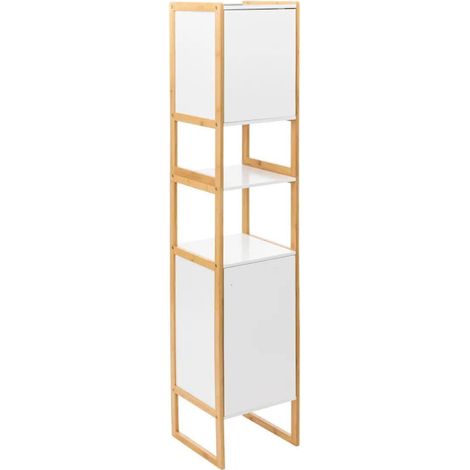 Colonne 2 Portes "Natureo" 170cm Blanc (1/4)