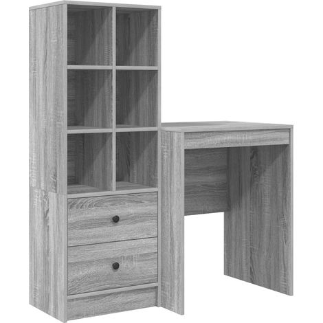 Maison Exclusive - Schreibtisch mit Schubladen mit Regal 2 pcs Gr