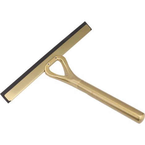 Raclette de douche en acier inoxydable, raclette à vitres pour portes vitrées, vitres de voiture, fenêtres de salle de bain, miroirs de cuisine (1/5)