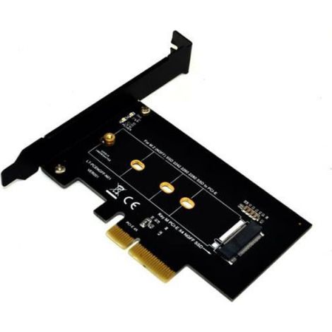 Adaptateur SSD PCI Express 3.0 4x à M Key M.2 PCI-E SSD (NGFF) SSD (1/4)