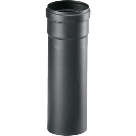 TECNOGAS Tubo Cm 100 Nero Opaco Per Stufe A Pellet D.100
