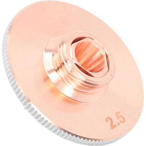 Buse de découpe laser, fibre double couche, soudure cuivre, machine CNC, pièces industrielles, accessoires, diamètre de perçage