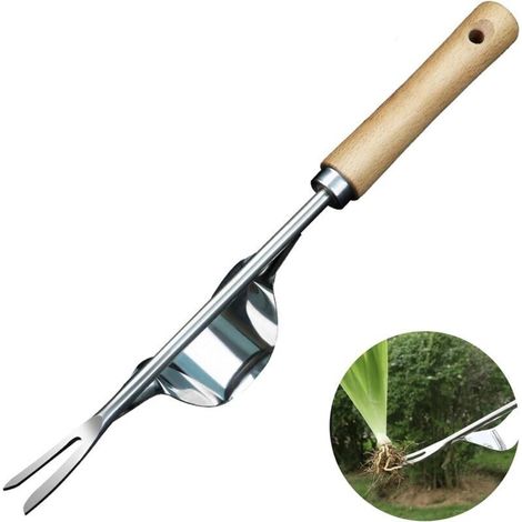 Weeders and weeding tools - Heavy-duty weeding tools with hanging hole - Dandelion weeding tools for lawn and garden tools (U-shaped) (1/4)