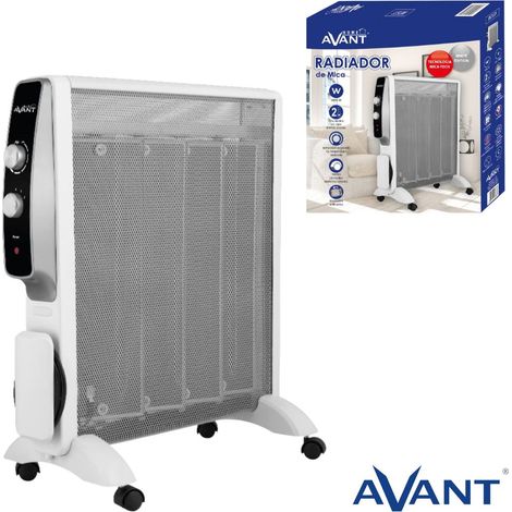 RADIADOR DE MICA AVANT 2000W MICA-TECH WHITE EDITION