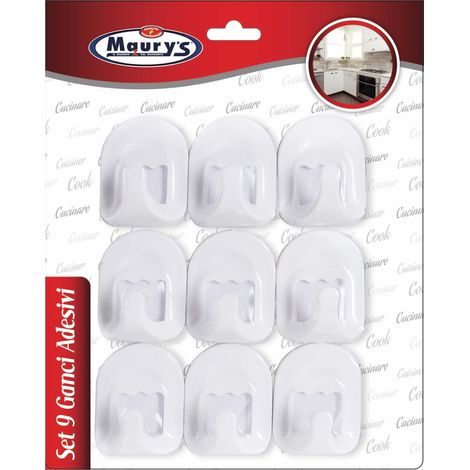 MAURY'S GANCI ADESIVI 9 PZ (1/2)