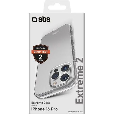 sbs SBS Extreme Cover X2 for iPhone 16 Pro, transparent (TEUNBKEX2IP1661P)