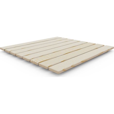 Piatto Doccia da Esterno in Legno 80x80x4 cm Arkema Ecowood (1/4)