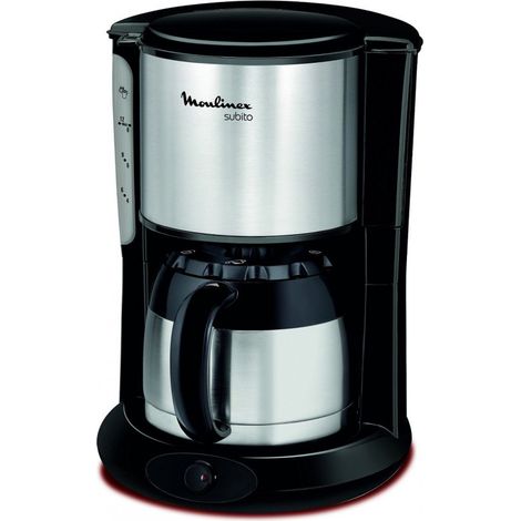 Moulinex – Cafetière filtre 8 tasses 800 W – Verseuse isotherme inox – Système anti-gouttes – Design moderne (1/10)