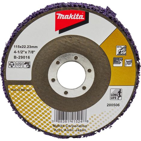 MAKITA disque abrasif SCOTCH LongLife 115x22,23 mm B-29016 (1/2)