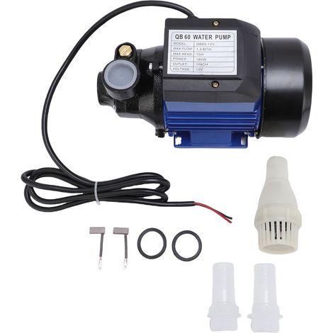 Pompe Solaire pour Puits 180 W, Hauteur de Refoulement 15 M, Raccord Tuyau 1 Pouce, Surpresseur Électrique Arrosage Automatique et Bassin Jardin (1/5)