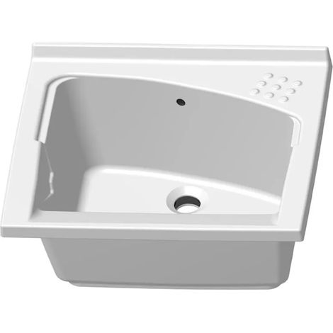 Lavatoio in ceramica 75x61 cm ad incasso per mobile modello Revine