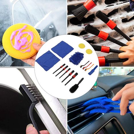 Kit d'outils de nettoyage automobile de 15 pièces (1/5)
