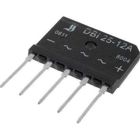 Pont redresseur triphasé 1200v 25a 5 fils Dbi25-12a