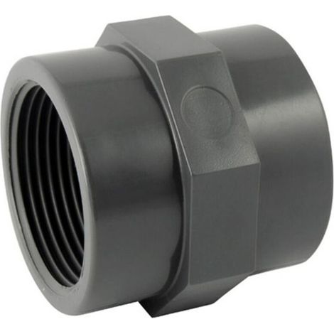 Raccord PVC pression - Manchon PVC pression à visser FF 1''1/2