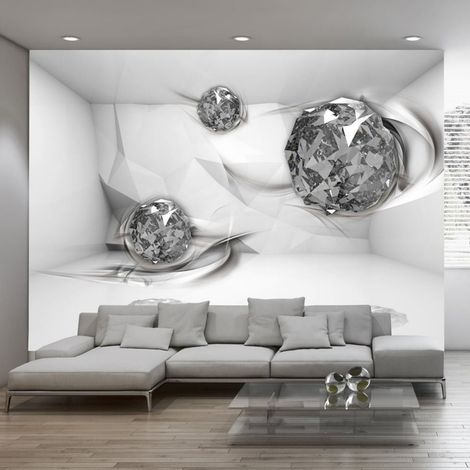 Papier peint chambre de diamant - 200 x 140 cm (1/4)