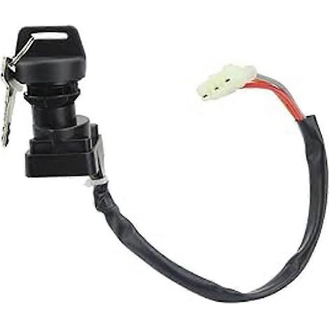 Contacteur à clé d'allumage à 3 broches pour motos et quads : références 3430-040, 250, 300, 400, 500 et 2x4, ainsi que 37110-05G00 et 37110-07G00. (1/5)
