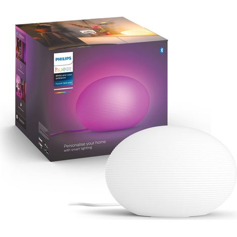 Philips Hue White and Color Ambiance Flourish, Lampada da Tavolo Smart, Bluetooh, 9.5 W, Bianco (1/5)