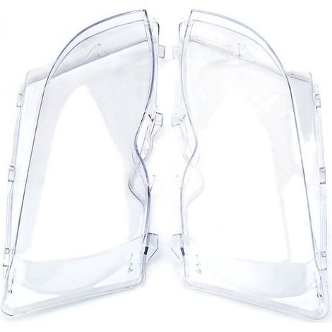 Set of 2 glass bleus for headlights of car E46 2002-2005 Replacement direct lenses fanees Material PC clear - 63126924044 (1/5)