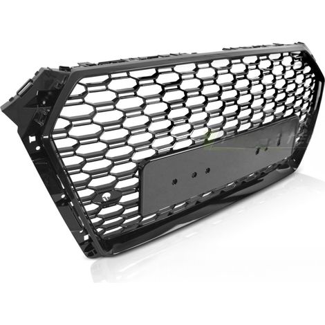 Calandre pour Audi A4 B9 de 2015 a 2019 Look Sport Noir brillant PDC-42233182 (1/5)