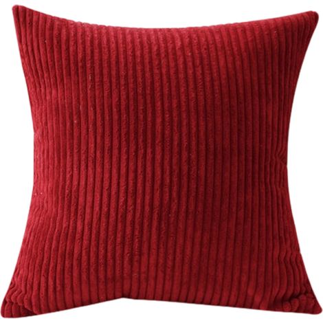 Coussins en velours côtelé automne-hiver, style minimaliste, ameublement, coussins de canapé pour salon (1/5)